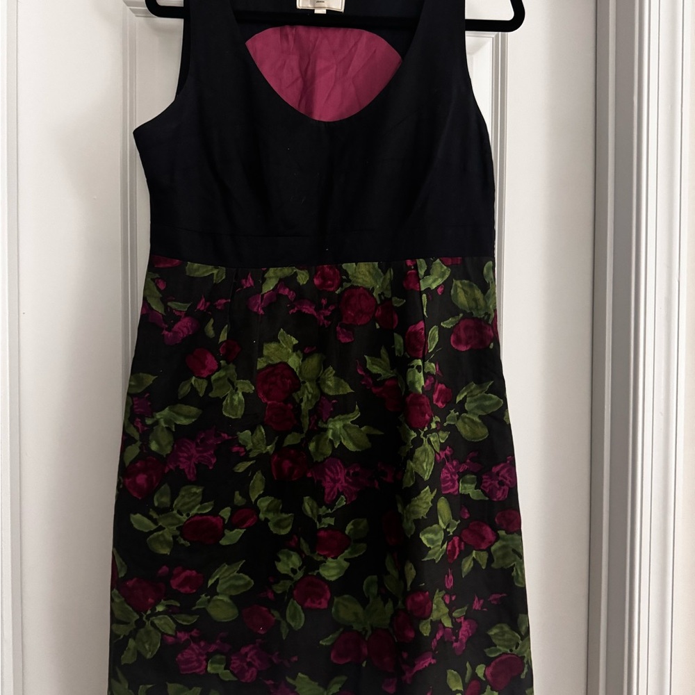 Anthropologie Floral Sleeveless Dress